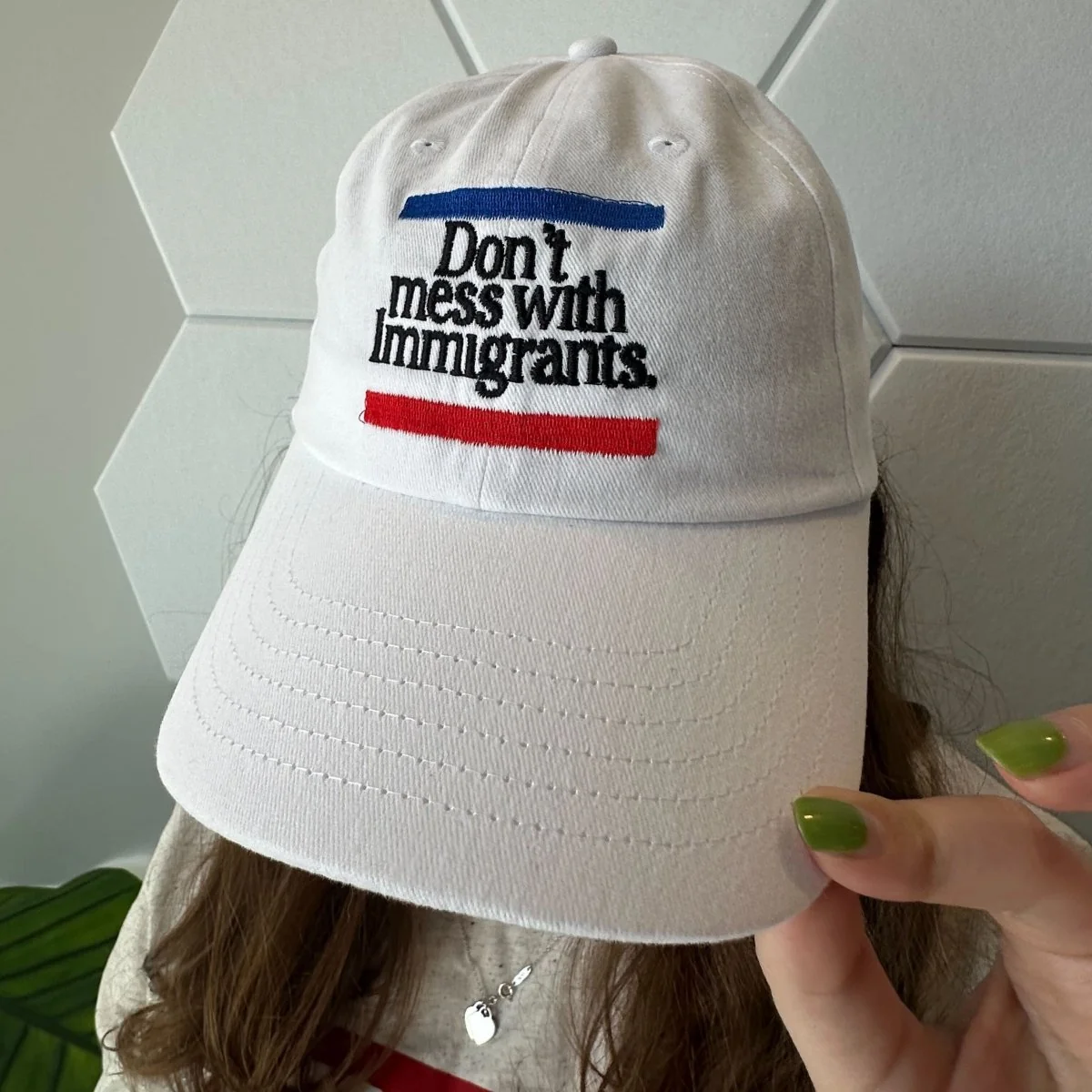 Don't Mess With Immigrants Hat - Image 4