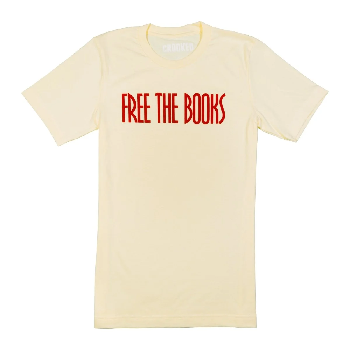Free The Books T-Shirt - Natural