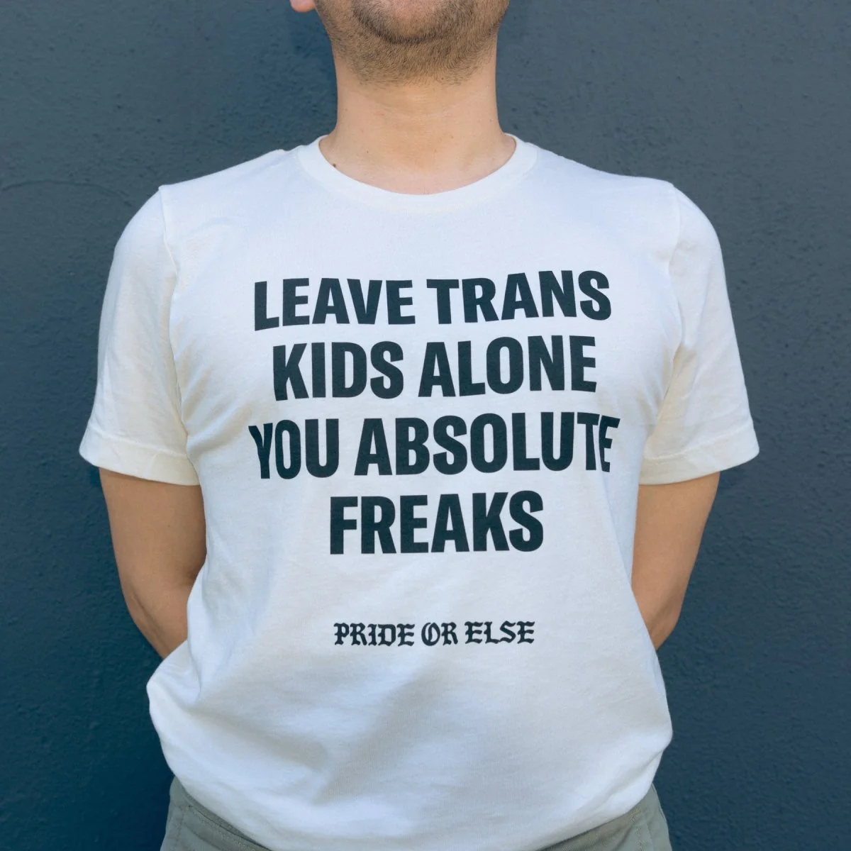 Leave Trans Kids Alone Pride T-Shirt - Image 2