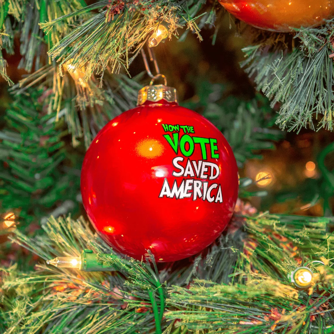How The Vote Saved America Ornament - Image 4