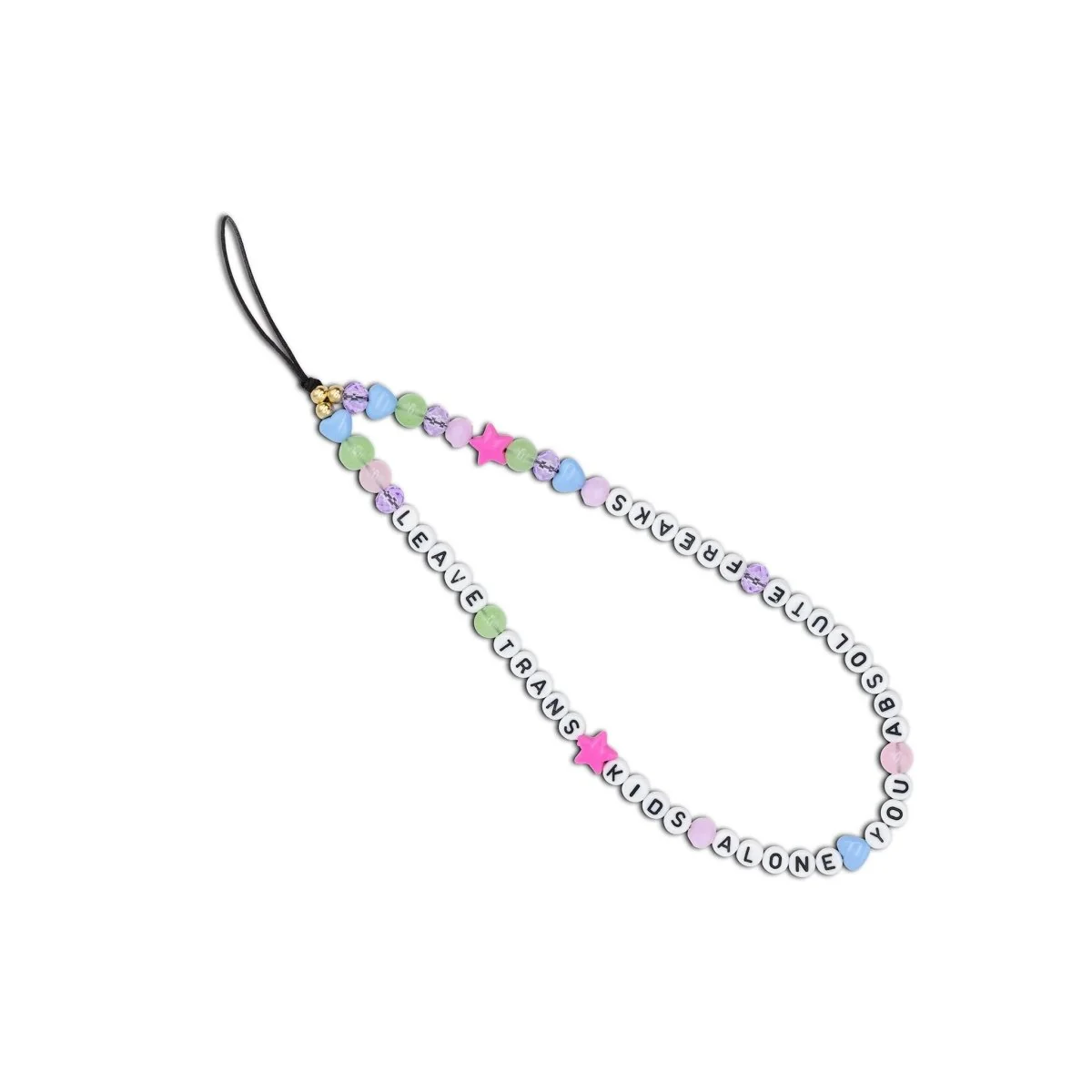 Leave Trans Kids Alone Phone Chain - Image 3
