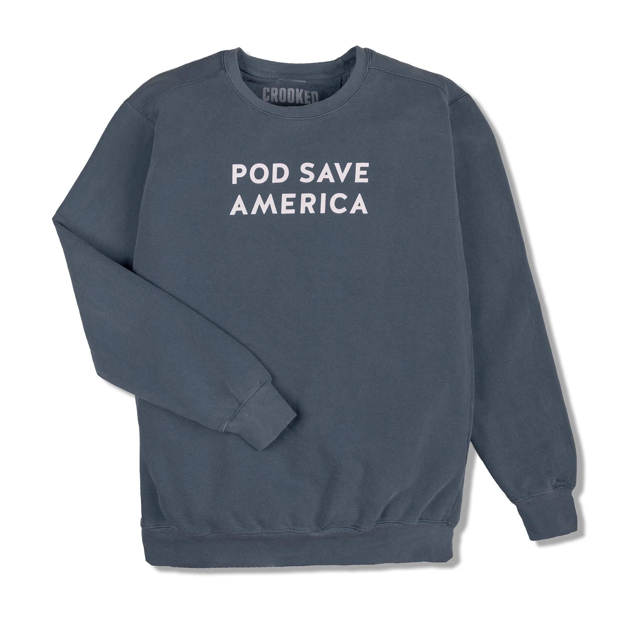 Pod Save America Denim Sweatshirt - Image 3